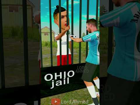 Messi help Ronaldo 😈 FreeFire animation #shorts