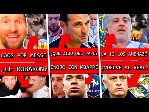 MESSI volvió LOCO a ARGENTINA+ SCALONI habló de PAPU+ Enojo con MBAPPE+ MOURINHO a REAL?+ FURIA BOCA