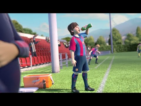 The Rise of Messi : an amazing animation by Gatorade
