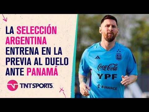 Con #Messi, #Argentina se entrena en el Predio de #Ezeiza pensando en el amistoso ante #Panamá