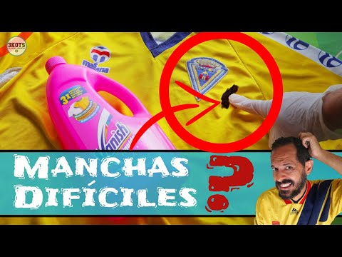 ¿Cómo Remover Manchas Difíciles en Camisetas de Fútbol (Rápido y Fácil)