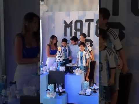 The Messi family celebrates Mateo Messi’s 7th birthday ❤️