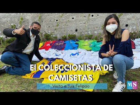 COLECCIÓN DE CAMISETAS DE FÚTBOL ECUADOR | VISITA A LUIS FELIPAO COLECCIONISTA
