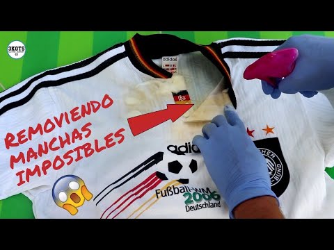 😱 Cómo Lavar CAMISETAS de Fútbol? Remover MANCHAS IMPOSIBLES 💦 TRUCOS para Limpiar Soccer Jerseys