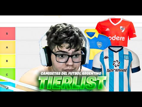 TIERLIST CAMISETAS DEL FUTBOL ARGENTINO 2022