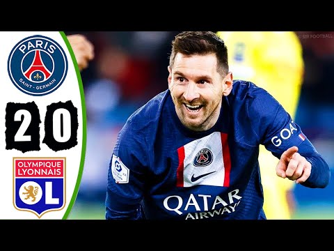 PSG vs Lyon 2-0 Hіghlіghts & All Goals 2023 HD Messi Goal