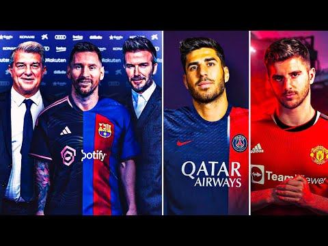MESSI WILL SIGN FOR BARCELONA AND INTER MIAMI SIMULTANEOUSLY! Mount to Man United, Asensio to PSG!