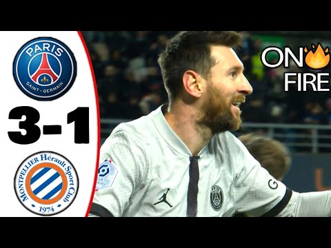 Lionel Messi Stunning Goal | PSG vs Montpellier 3-1 ( All Goals  Highlights 2023 )