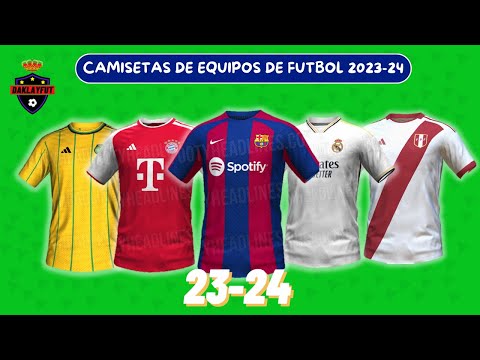 Filtraciones de camisetas de equipos y selecciones de futbol 2023-24 ⭐ #footyheadlines