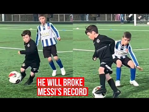 Mateo Messi Copies Lionel Messi  Skills In Viral Video