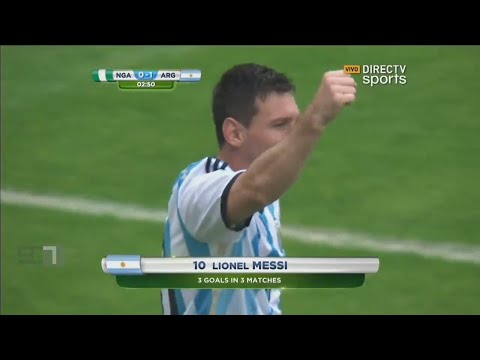 Gol De Messi A Nigeria 2014 HD (Relatos Argentinos)