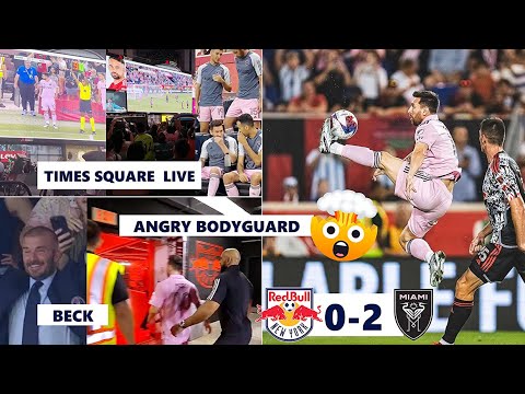 🤯Times Square, Miami & Even Red Bulls Fans Wild Reaction to Messi’s Performance vs NY Red Bulls!