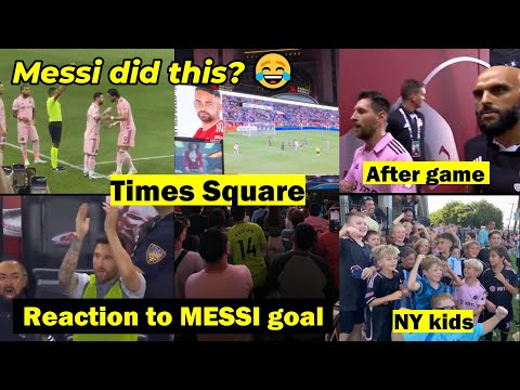 All Crazy Reactions to Messi goal vs NY Red Bulls