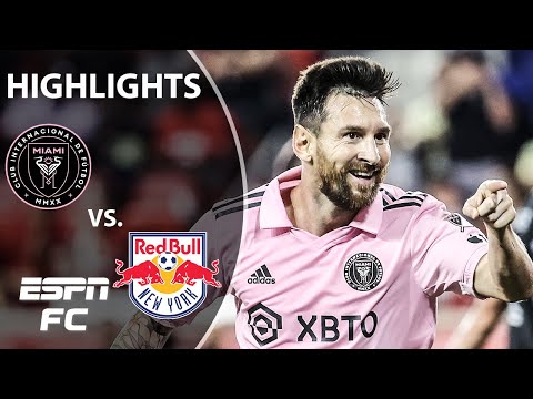 🚨 MESSI’S MLS DEBUT 🚨 Inter Miami vs. New York Red Bulls | MLS Highlights | ESPN FC