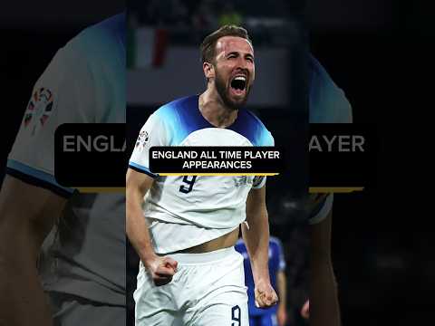 🏴󠁧󠁢󠁥󠁮󠁧󠁿 England Record Player Appearances #football #trending #shorts #viral