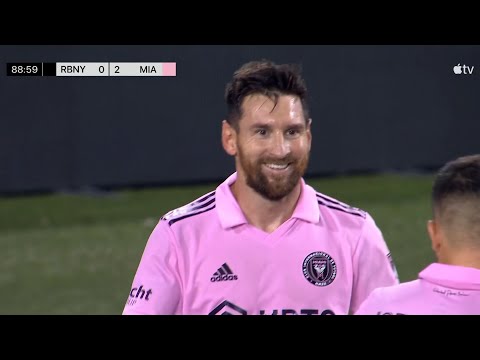 Lionel Messi Crazy Goal vs NY Red Bulls ! HOW did he see him ??