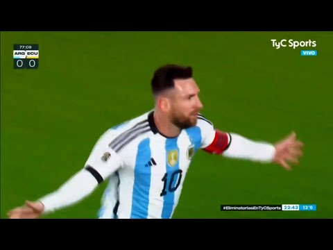 Lionel Messi vs Ecuador – Crazy Freekick Goal ! 2023