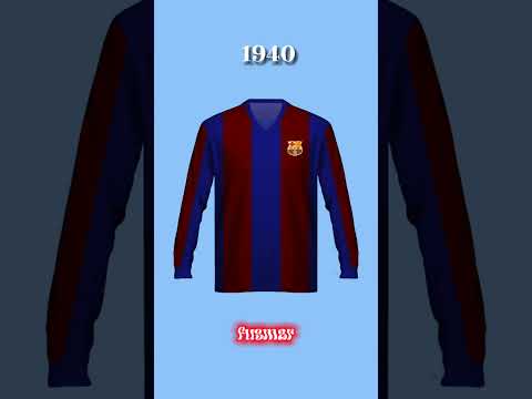 Las camisetas de cada decada – Version Fc Barcelona ✨