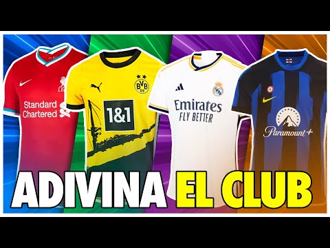 Adivina 50 Equipos de Fútbol Por Su Nueva Camiseta 🤔🧠🧐 | Quiz de Fútbol