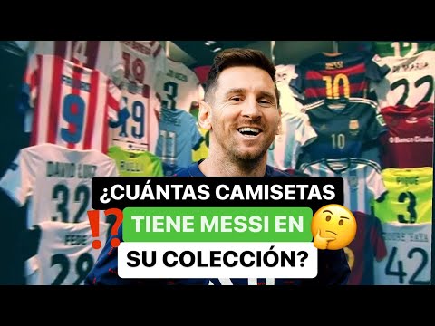 🤔 ¿Cuántas camisetas 👕 tiene Messi 🇦🇷 en su colección? ❓