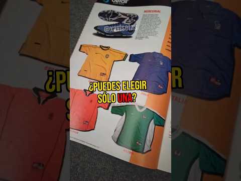 Catálogo de BOTAS y camisetas de fútbol de 1998 😳 ¿Qué hubieras comprado?