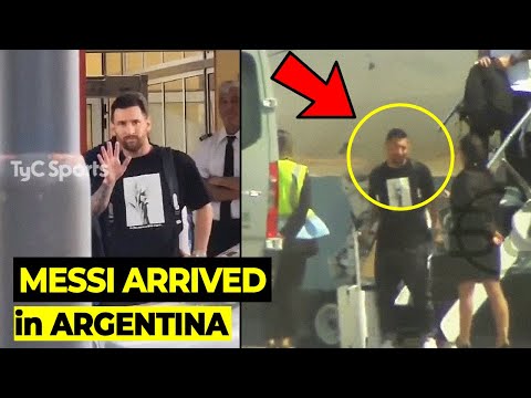 Messi arrived in Argentina for World Cup Qualifiers against Uruguay and Brazil | Football News Today