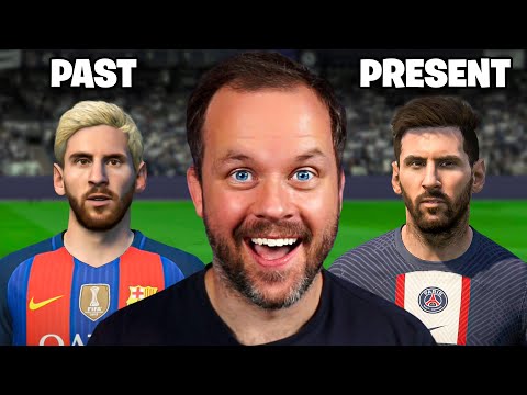 I built Messi’s Past & Present team
