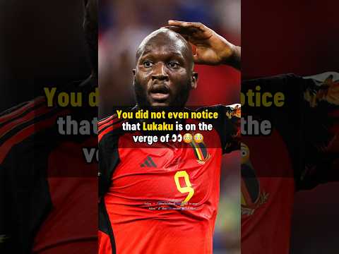 Romelu Lukaku to become a GOAT? 😳 #football