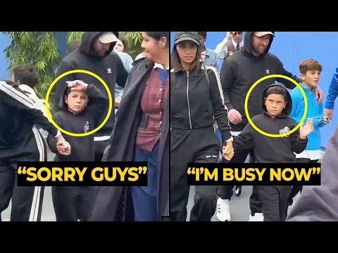 Funny moment Ciro Messi reaction when fans shouting Messi names at Disney world | Football News
