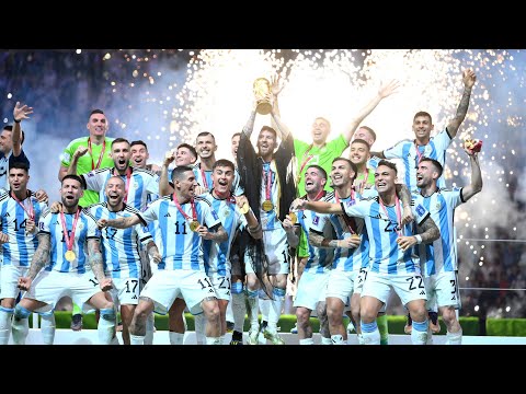 Argentina and Lionel Messi are crowned World Cup champions
