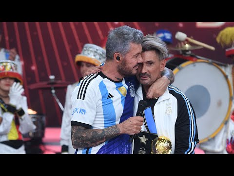 El saludo de Messi a Tinelli a un año del título de campeón del mundo para Argentina