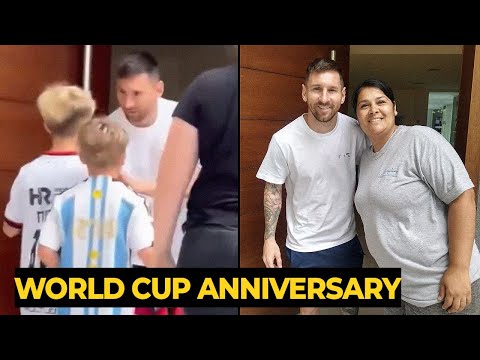Lionel Messi celebrates one year anniversary of World Cup 2022 victory | Football News Today