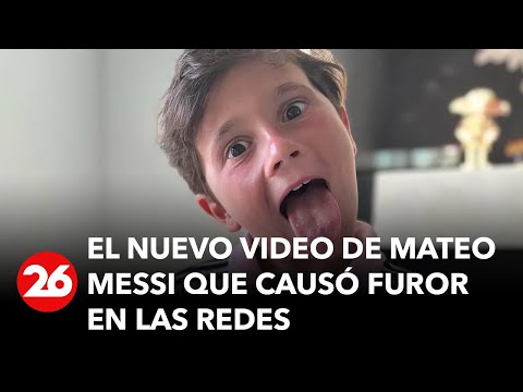 El nuevo video de Mateo Messi que causó furor en las redes