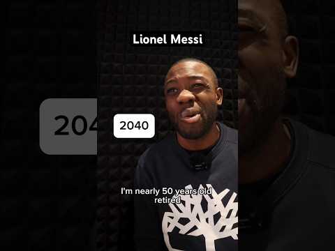 Lionel Messi 2024 vs 2040… #shorts