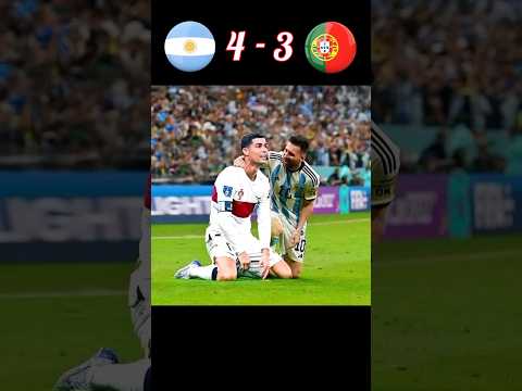 Argentina vs Portugal 🥶🥶 2022 FIFA World Cup Final #shorts #football