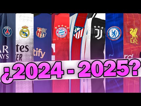 🤯🆕 posibles NUEVAS CAMISETAS 2024-2025 (PSG, MADRID, JUVE, BARCELONA, LIVERPOOL, CHELSEA…)