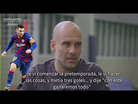 Pep Guardiola sobre Messi: “Lo vi pequeño y tímido y pensé, ‘¿este es tan bueno como dicen?’”