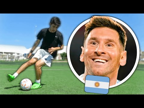 🇦🇷 5 TRUCOS de MESSI con la SELECCIÓN ARGENTINA! ⚽ Tutorial de fútbol | Mejores jugadas de Messi