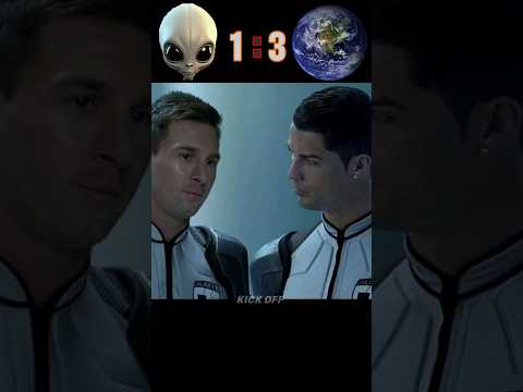 Alien 👽 🆚️ Ronaldo & Messi | Imaginary World Cup Final 2026 #shorts #football #ronaldo #messi