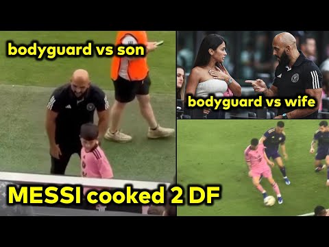 Messi’s bodyguard first smile, Antonela and Thiago Messi reactions after Inter Miami win