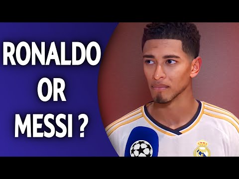 Messi or Ronaldo? Responses from 97 Football Icons | ft. Bellingham, Lewandowski & Vinicius Junior